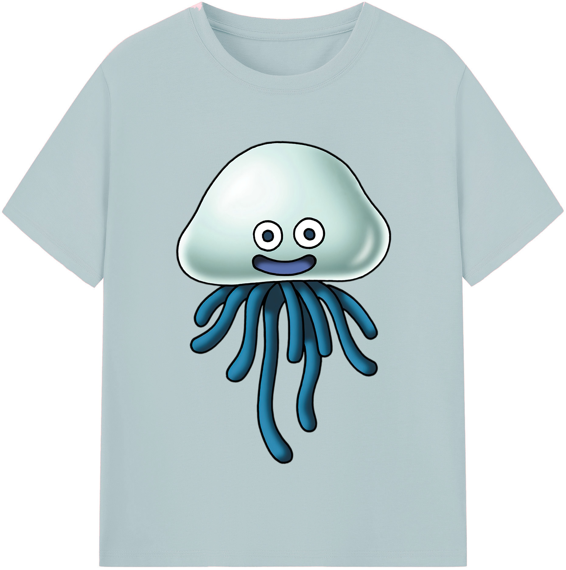 （画像用） ドラゴンクエスト Doragon Kuesuto Dragon Quest 綿100％半袖Tシャツ（フロントプリント）